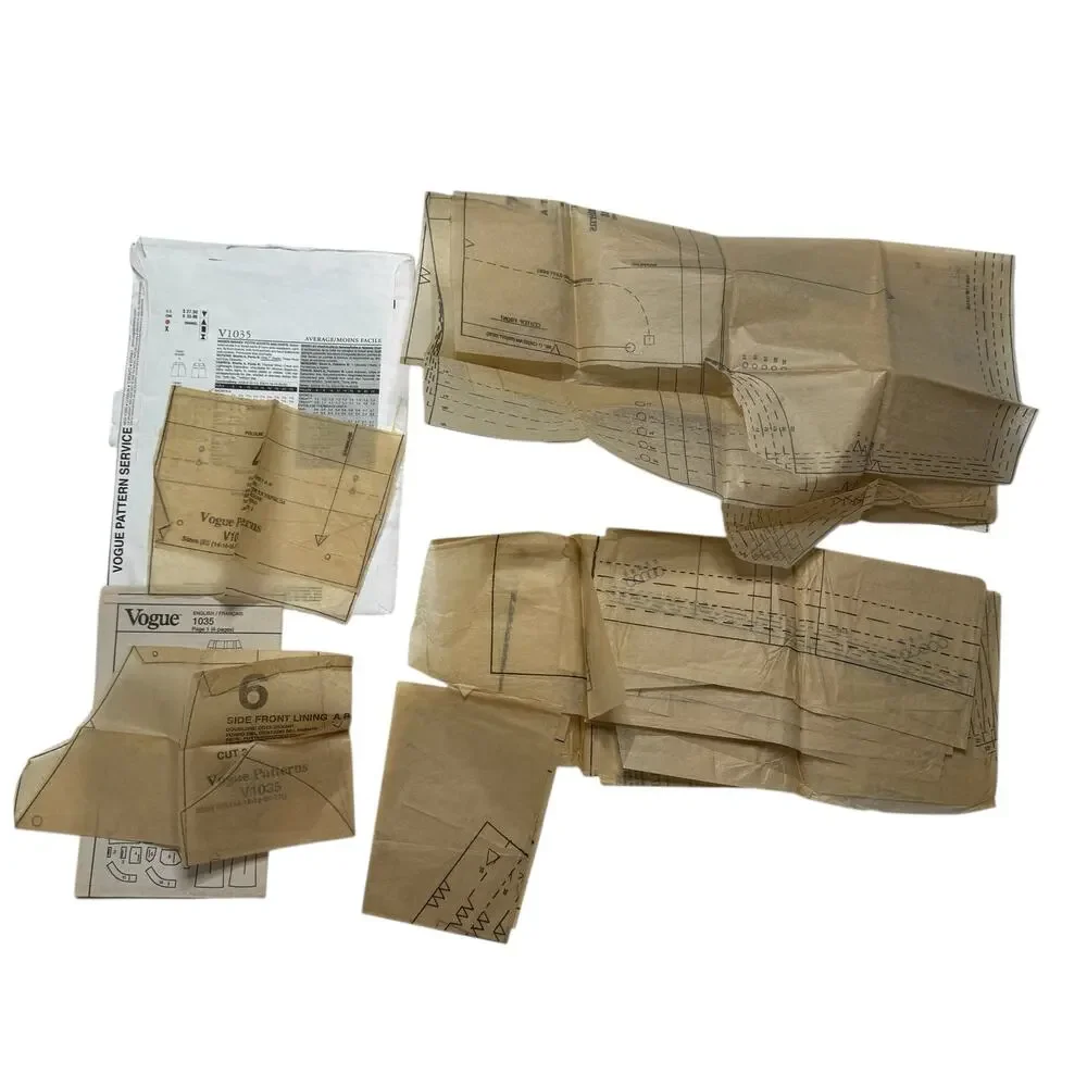 VOGUE Alice + Olivia Flared Pants Shorts Pattern V1035 E5 14/16/18/20/22